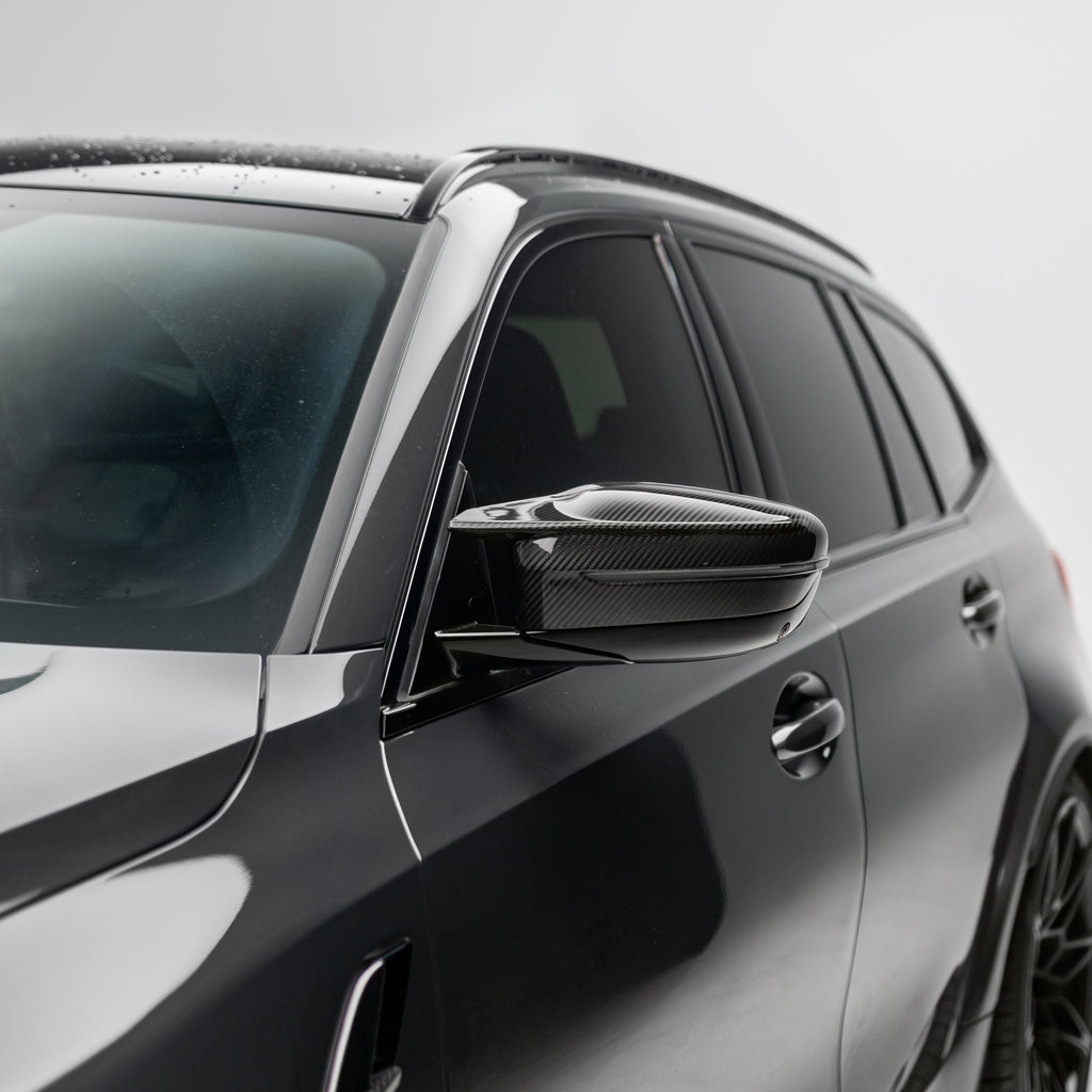M-Performance Style Pre Pregged Dry Carbon Fiber Mirror Caps for BMW M240i G42 / M340i LCI /M2 G87 / M3 G80 G8 – image 2