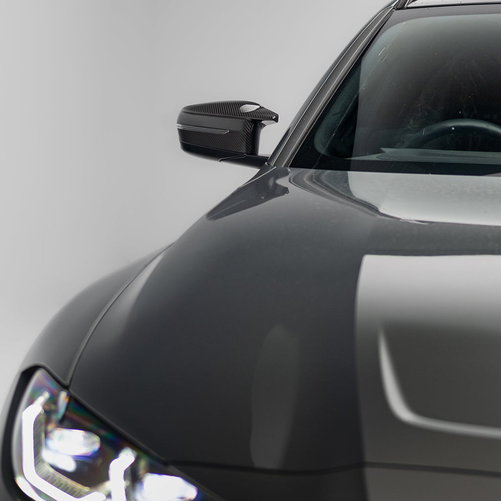 M-Performance Style Pre Pregged Dry Carbon Fiber Mirror Caps for BMW M240i G42 / M340i LCI /M2 G87 / M3 G80 G8 – image 4