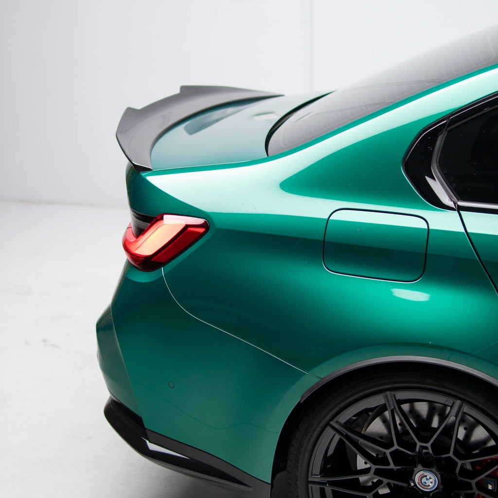PSM Style Pre Pregged Dry Carbon Fiber Spoiler For BMW 3 Series G20 / M3 G80 2020+ – image 4