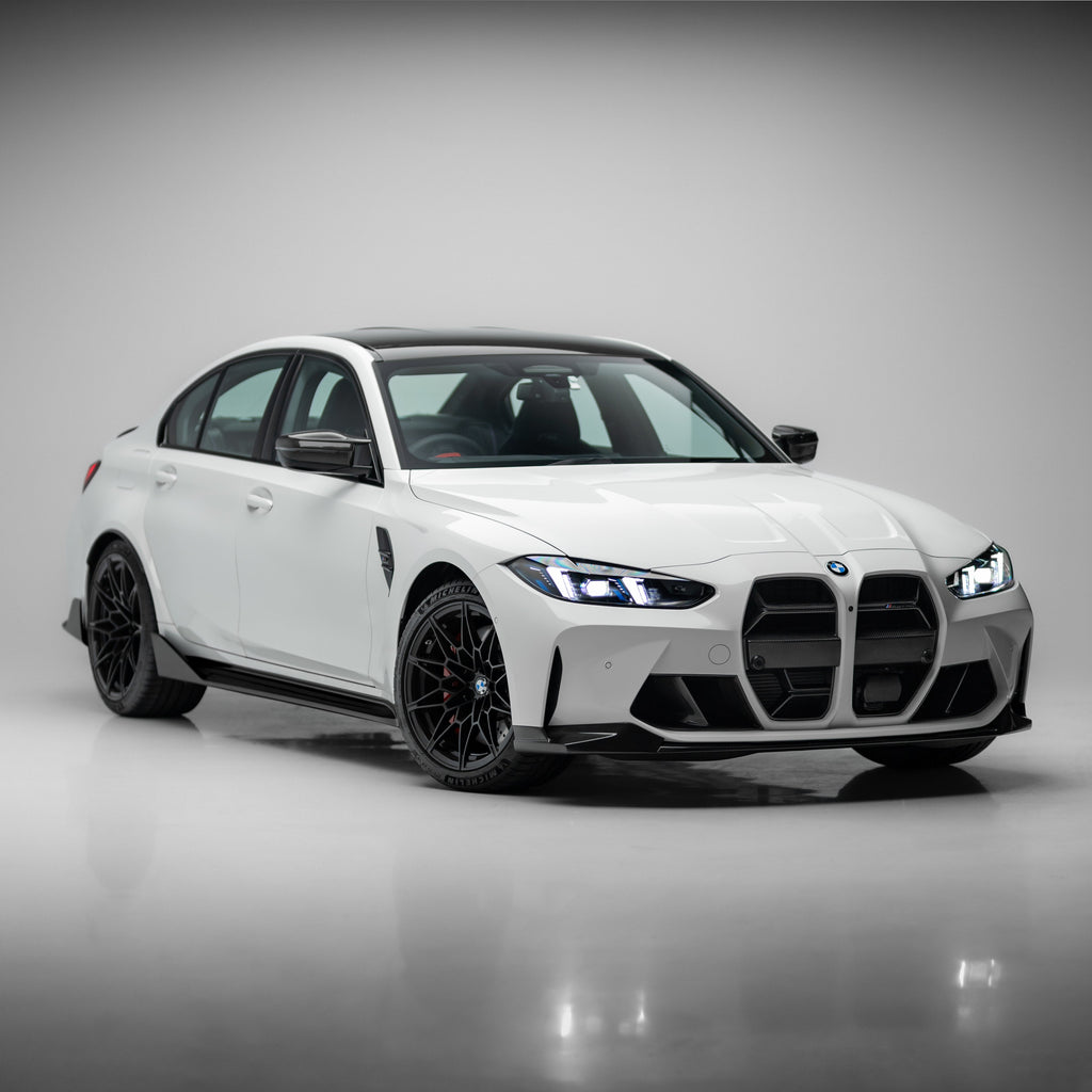 M Performance Style Pre Pregged Dry Carbon Side Skirts for BMW M3 G80 G81 2020+ – image 4