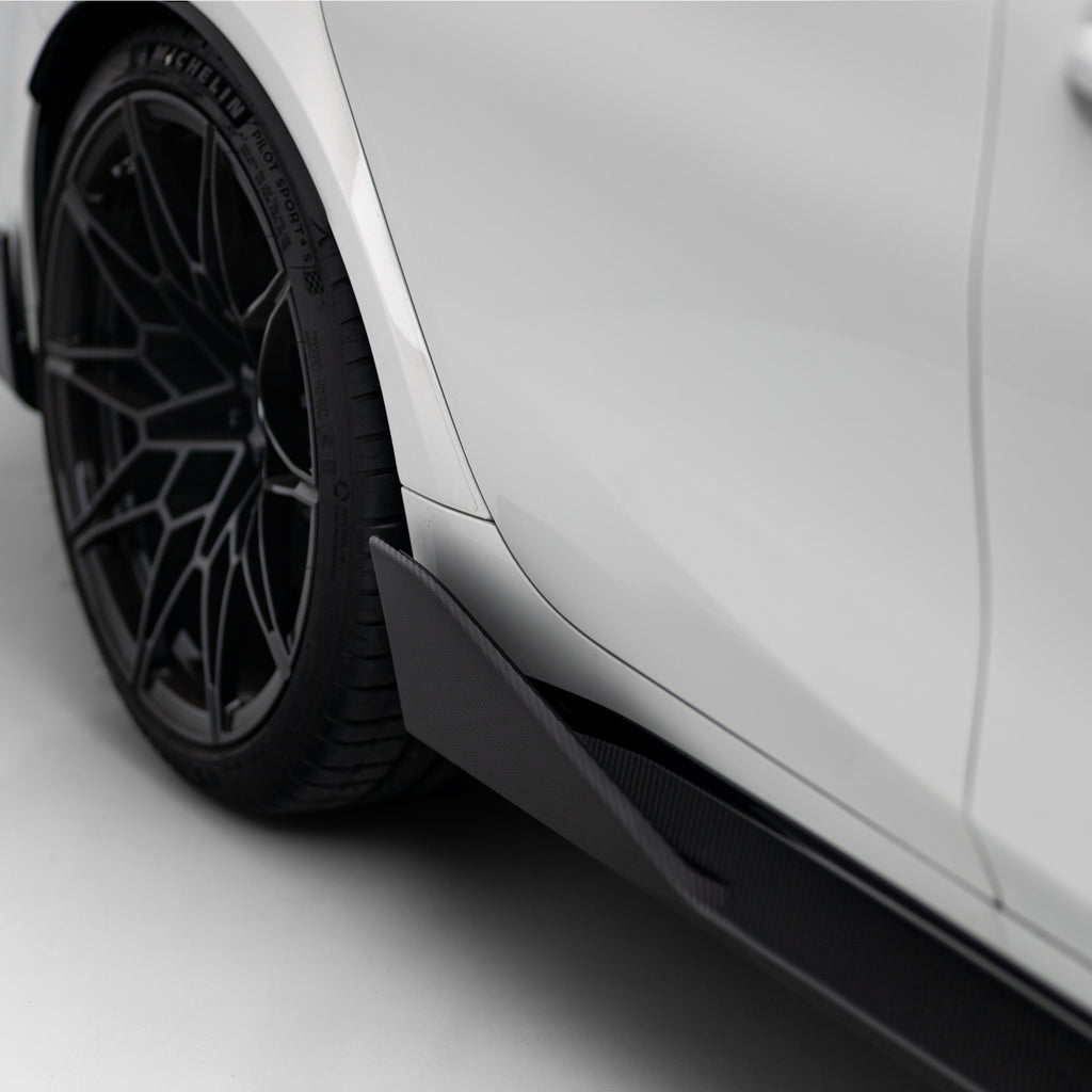 M Performance Style Pre Pregged Dry Carbon Side Skirts for BMW M3 G80 G81 2020+ – image 8