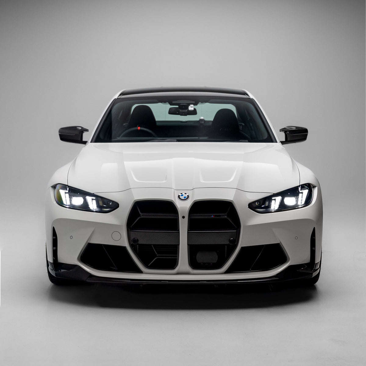 CSL Style Pre Pregged Dry Carbon Grille for BMW M3 G80 G81 / M4 G82 G83 with ACC 2020+ – image 4