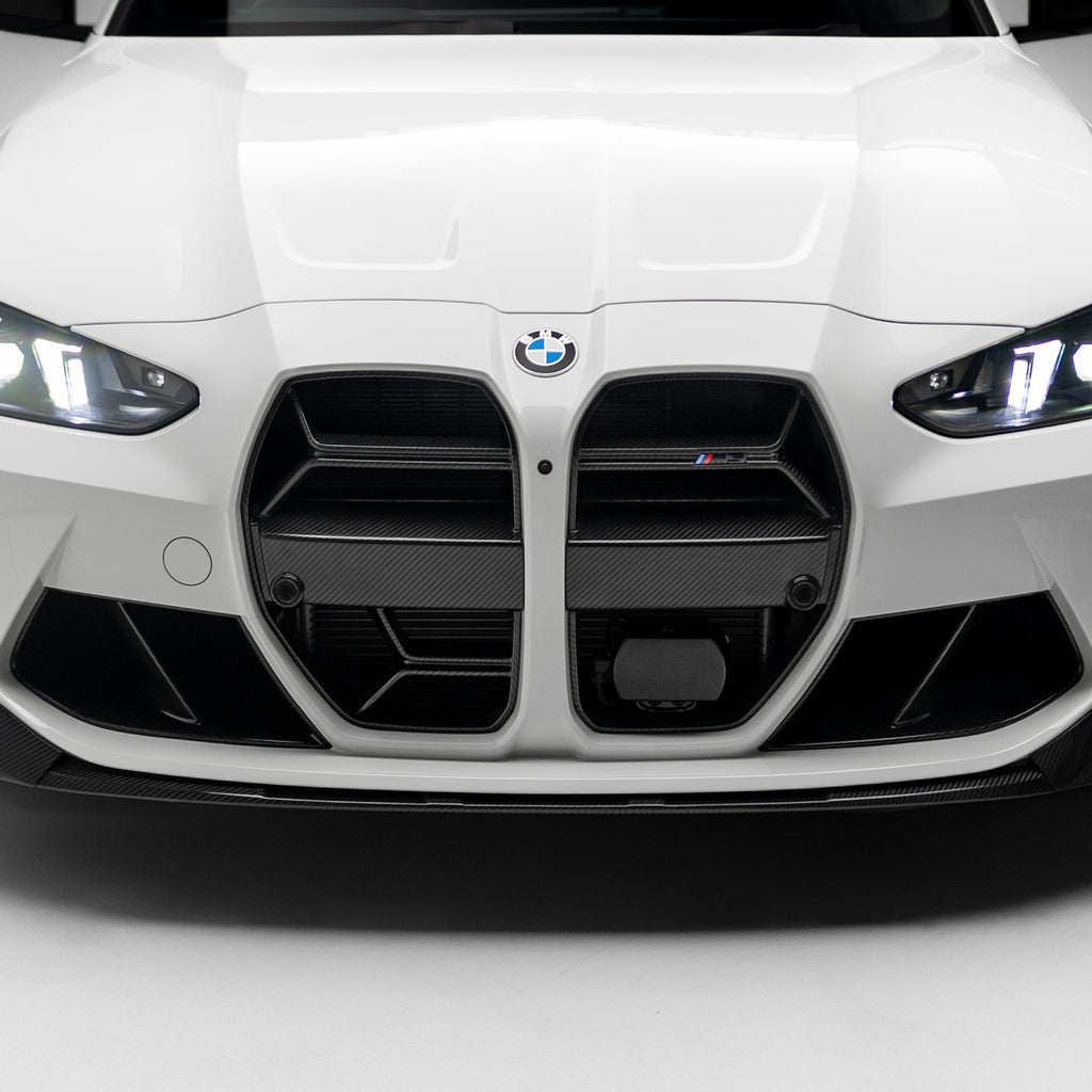 CSL Style Pre Pregged Dry Carbon Grille for BMW M3 G80 G81 / M4 G82 G83 with ACC 2020+ – image 2