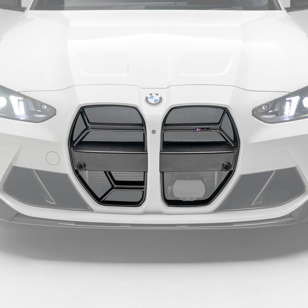 CSL Style Pre Pregged Dry Carbon Grille for BMW M3 G80 G81 / M4 G82 G83 with ACC 2020+