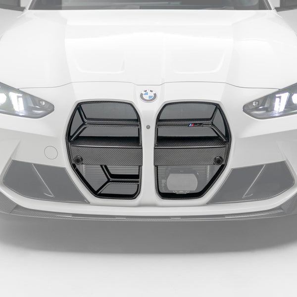 CSL Style Pre Pregged Dry Carbon Grille for BMW M3 G80 G81 / M4 G82 G83 with ACC 2020+