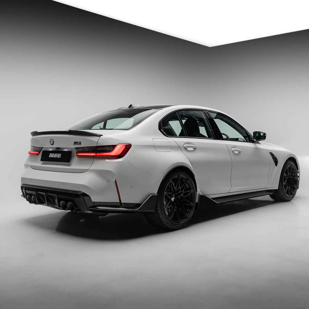 M Performance Style Pre Pregged Dry Carbon Rear Winglets for BMW M3 G80 G81 2020+ – image 11