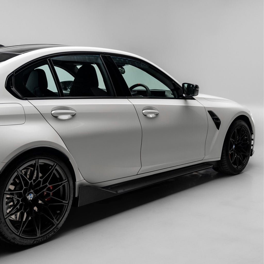 M Performance Style Pre Pregged Dry Carbon Side Skirts for BMW M3 G80 G81 2020+ – image 7