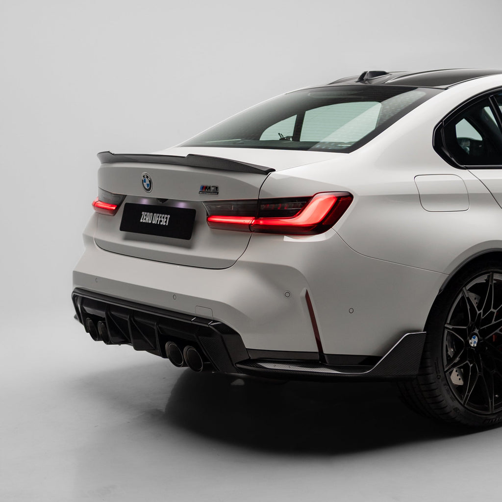 CS Style Pre Pregged Dry Carbon Fiber Spoiler for BMW 3 Series G20 / M3 G80 2020+ – image 3