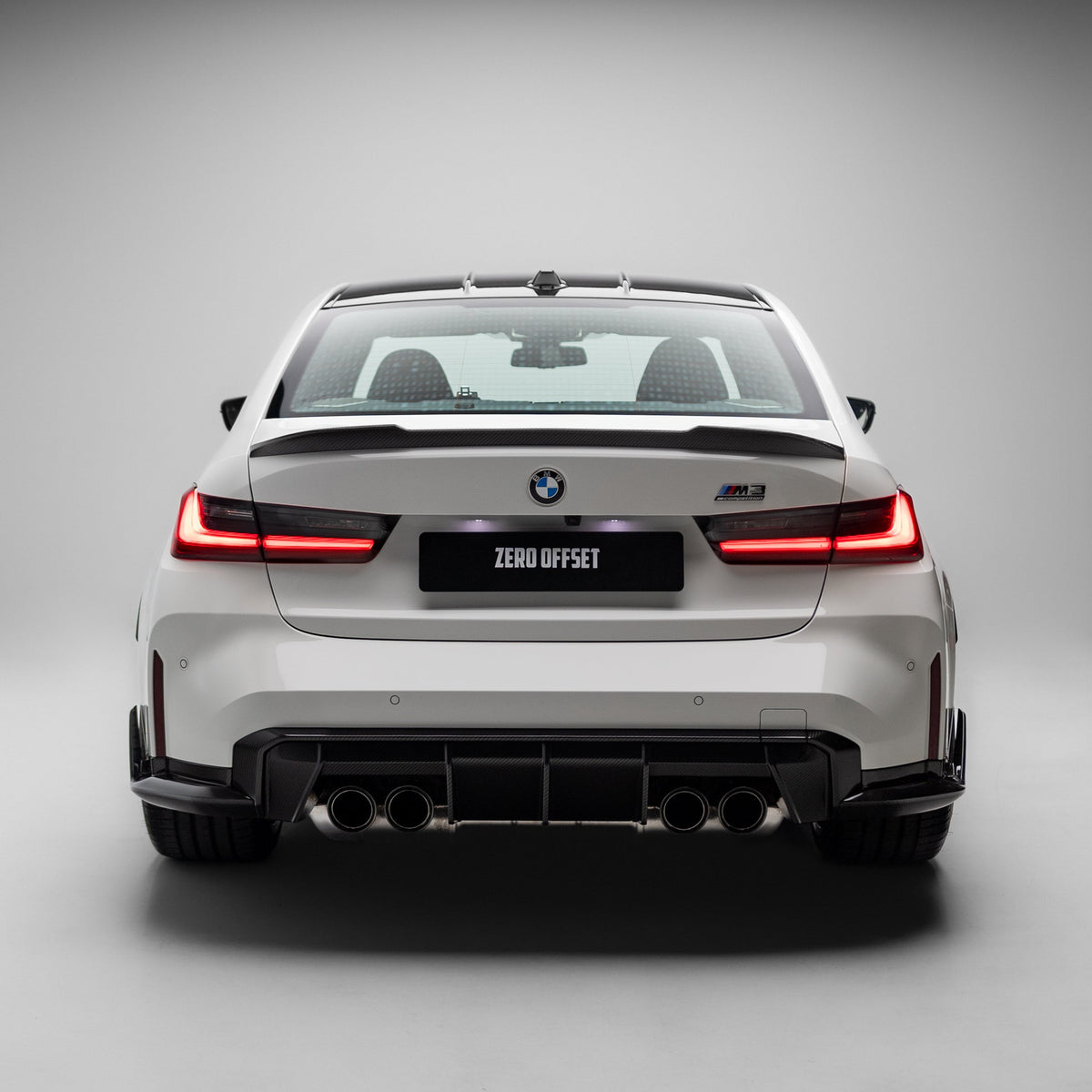 M-Performance Style Pre Pregged Dry Carbon Diffuser for BMW M3 G80 G81 / M4 G82 G83 (Standard Quad Tip) 2020+ – image 10