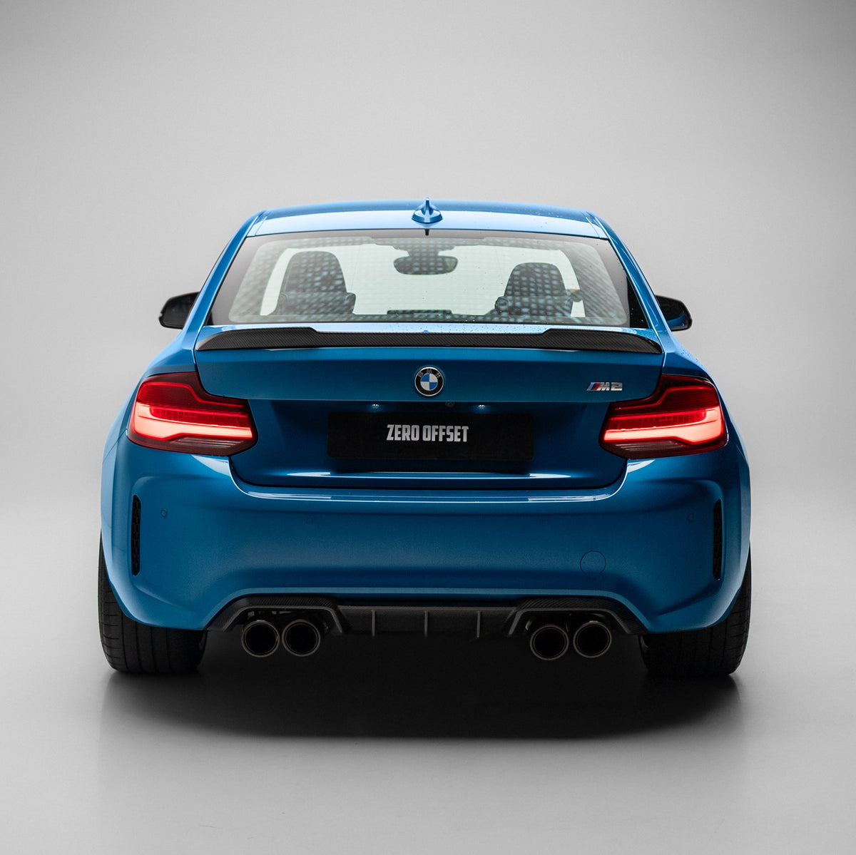 CS Style Pre Pregged Dry Carbon Fiber Trunk Lid Spoiler for BMW 2 Series M2 F22 F87 2014-2021 – image 3