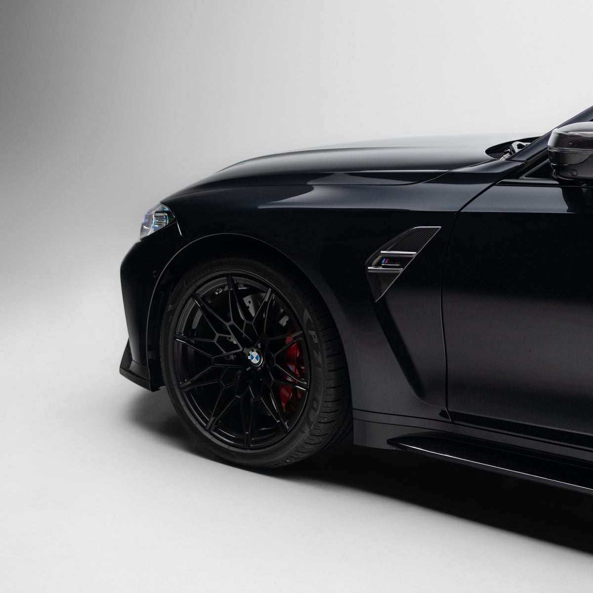M Performance Style Pre Pregged Dry Carbon Fender Vent Cover for BMW M3 G80 G81 2020+ – image 5