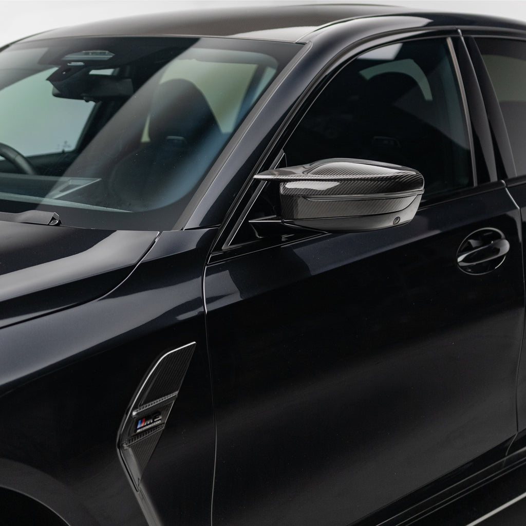 M-Performance Style Pre Pregged Dry Carbon Fiber Mirror Caps for BMW M240i G42 / M340i LCI /M2 G87 / M3 G80 G8 – image 11