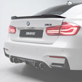 CS Style Pre Pregged Dry Carbon Fiber Spoiler for BMW 3 Series F30 2013-2018 / M3 F80 2013-2020