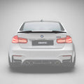 M4 Style Pre Pregged Dry Carbon Fiber Spoiler for BMW 3 Series F30 2013-2018 / M3 F80 2013-2020