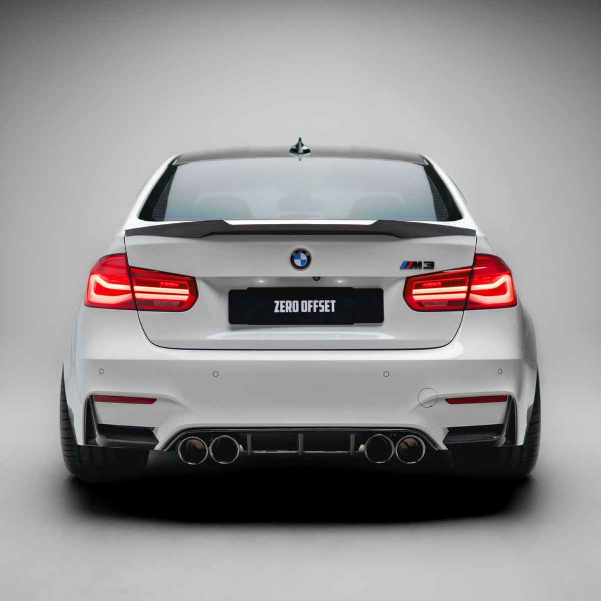 MP Style Rear Bumper Splitters Pre Pregged Dry Carbon for BMW M3 F80 / M4 F82/F83 2014-2020 – image 3