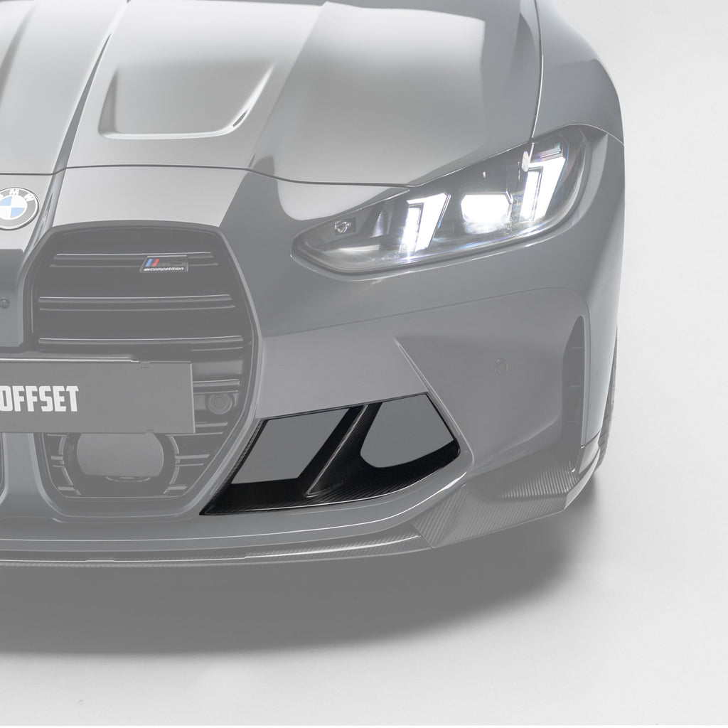 M Performance Style Pre Pregged Dry Carbon Front Ducts for BMW M3 G80 G81 / M4 G82 G83 2020+