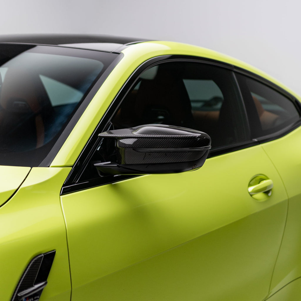 M-Performance Style Pre Pregged Dry Carbon Fiber Mirror Caps for BMW M240i G42 / M340i LCI /M2 G87 / M3 G80 G8 – image 16