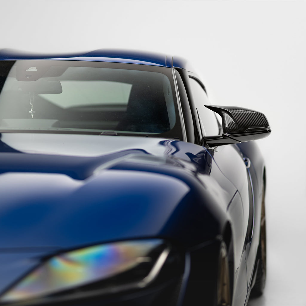 M Performance Style Pre Pregged Dry Carbon Fiber Mirror Caps for BMW 1/2 Series X1/X2/Z4 F39 F40 F44 F48 G29 & – image 2