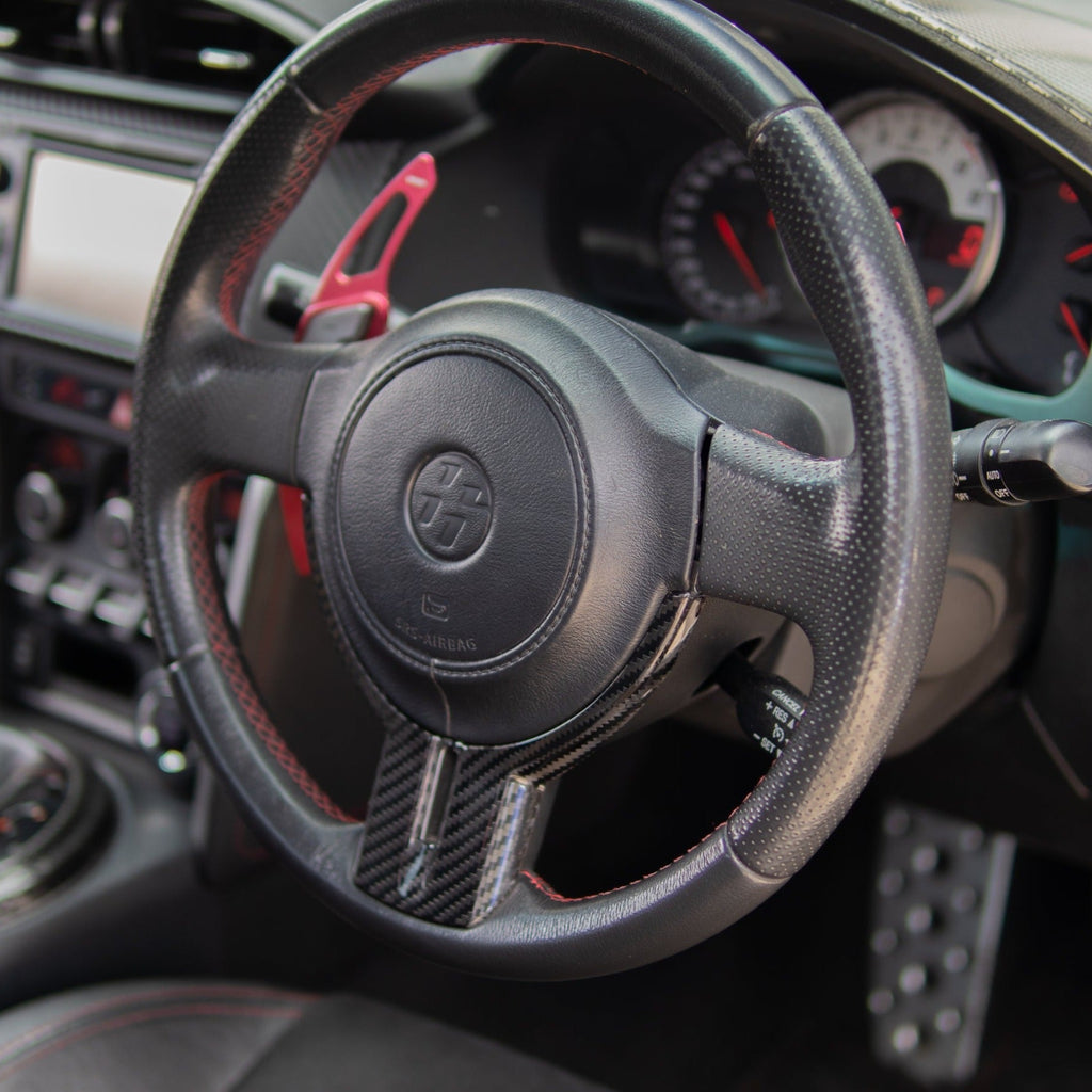 Dry Carbon Fiber Steering Wheel Bottom for Toyota 86 (ZN6)/Subaru BRZ (ZC6) 2012-2016 – image 4