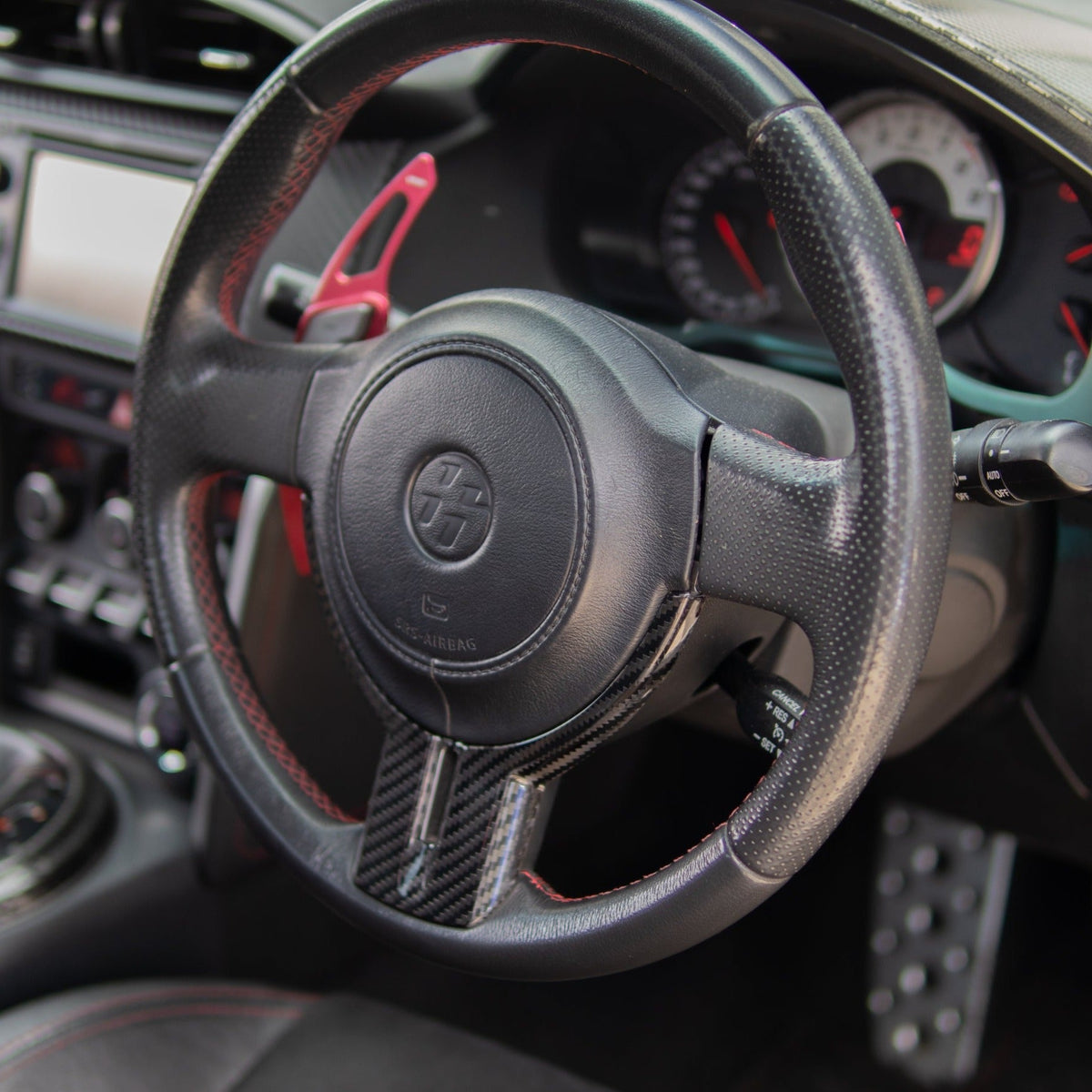 Dry Carbon Fiber Steering Wheel Bottom for Toyota 86 (ZN6)/Subaru BRZ (ZC6) 2012-2016 – image 4