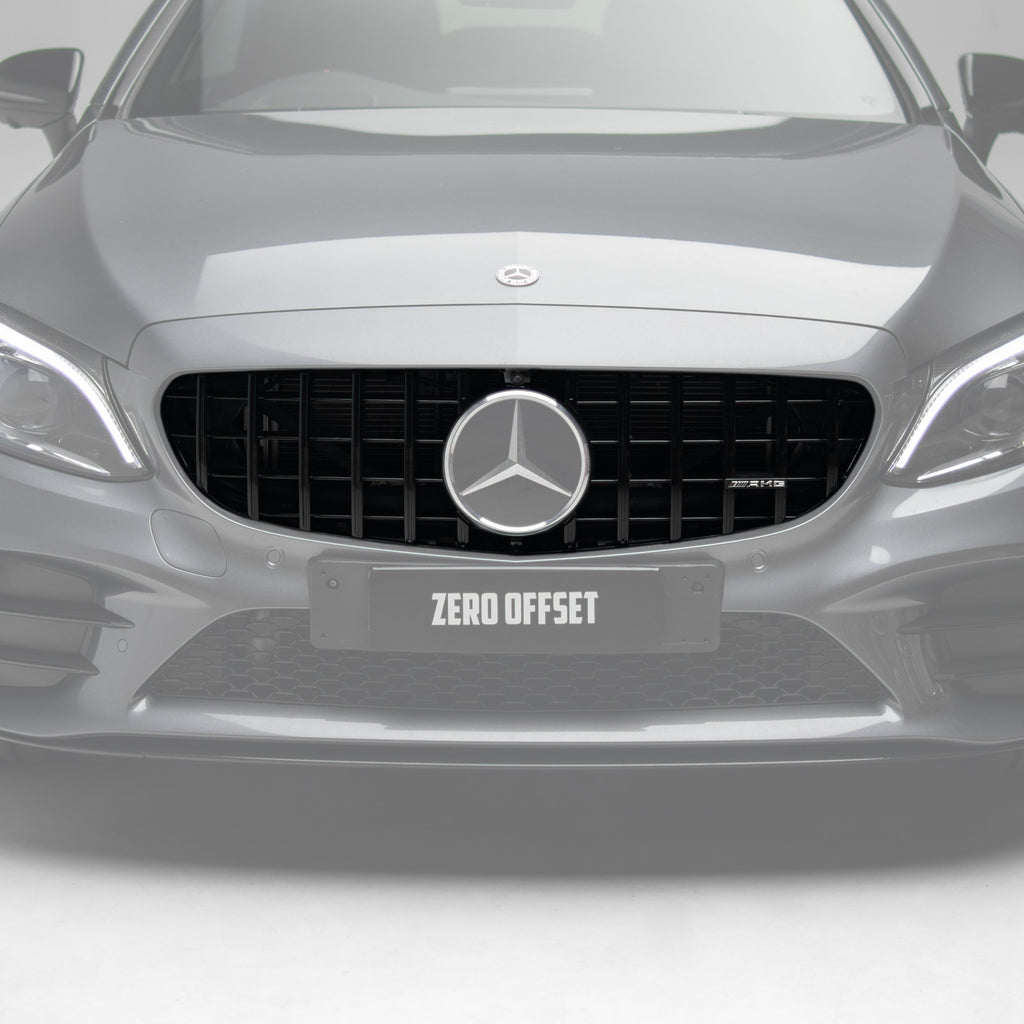 AMG Panamericana Style Grille for Mercedes-Benz C Class (AMG Line) C205/W205 2019-2022 - Black