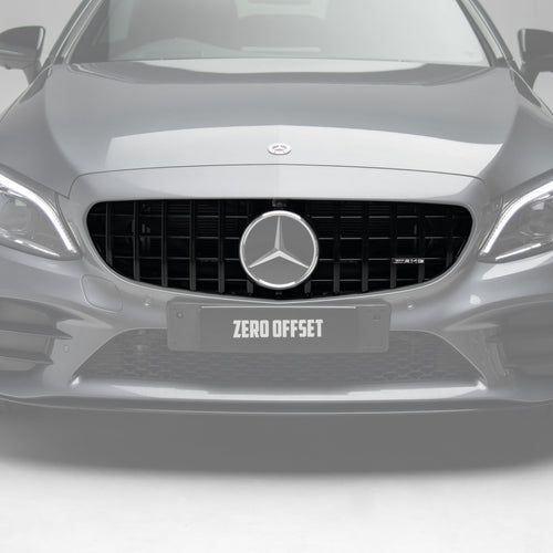 AMG Panamericana Style Grille for Mercedes-Benz C Class (AMG Line) C205/W205 2019-2022 - Black