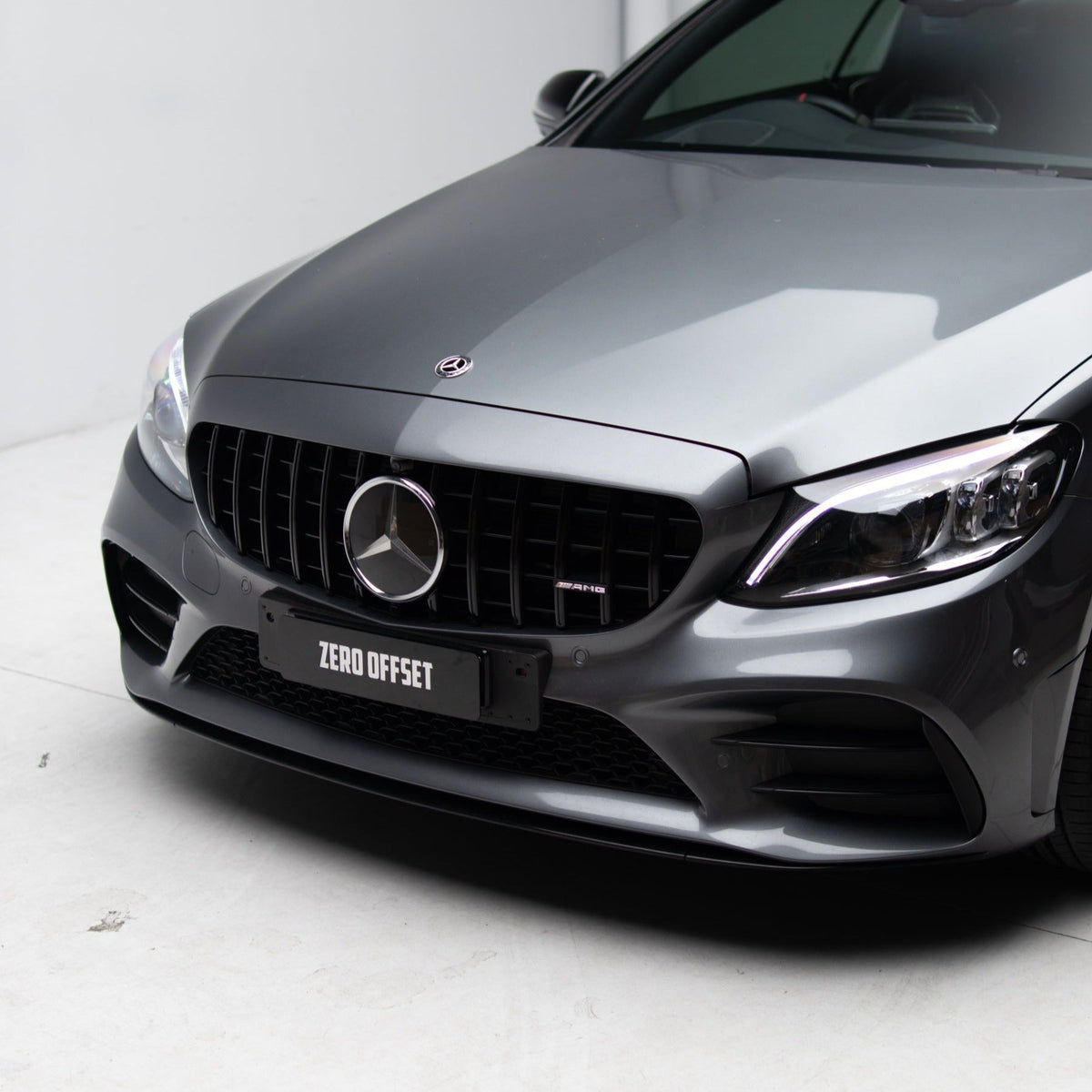 AMG Panamericana Style Grille for Mercedes-Benz C Class (AMG Line) C205/W205 2019-2022 - Black – image 3