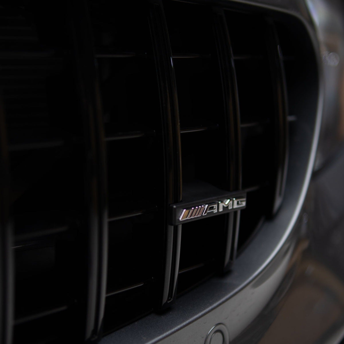 AMG Panamericana Style Grille for Mercedes-Benz C Class (AMG Line) C205/W205 2019-2022 - Black – image 6