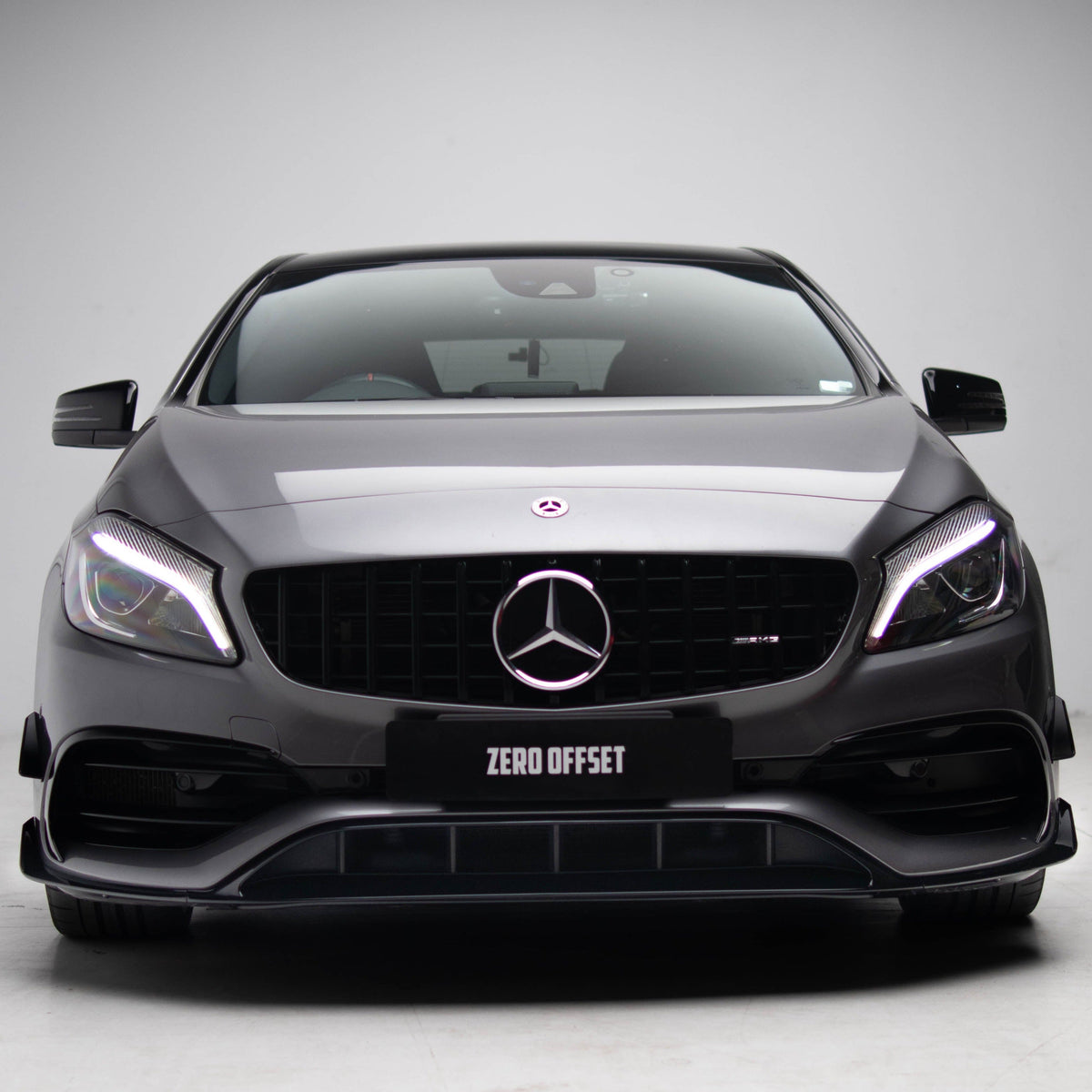 AMG Panamericana Style Grille for Mercedes-Benz A Class W176 2016-2018 - Black – image 2