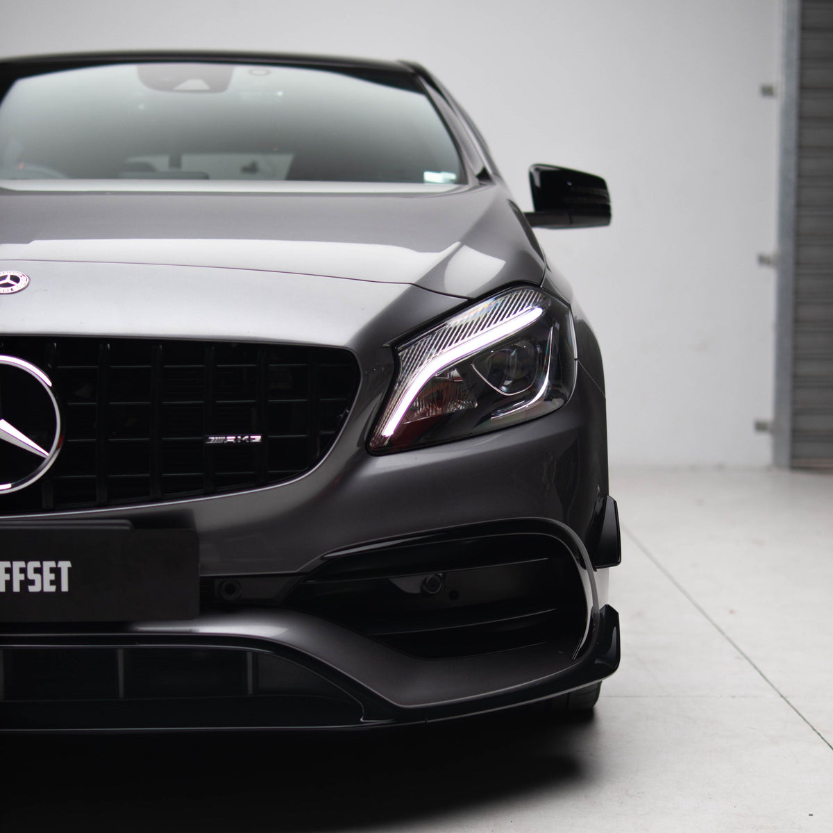 AMG Panamericana Style Grille for Mercedes-Benz A Class W176 2016-2018 - Black – image 3