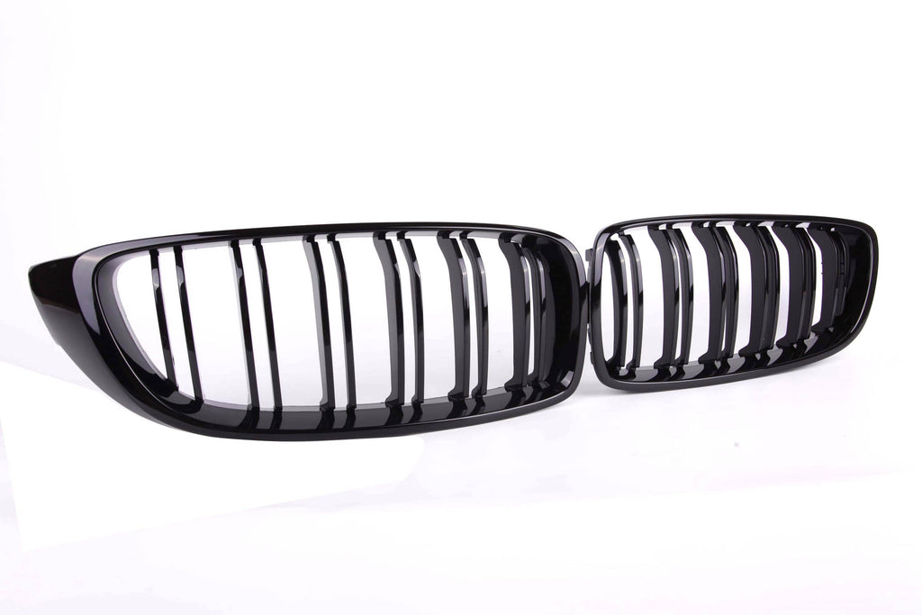 M Performance Gloss Black Grille (Dual Slat) For BMW 4 Series F32 F33 F37 / M3 M4 F80 F82 F83 2013-2020 – image 3