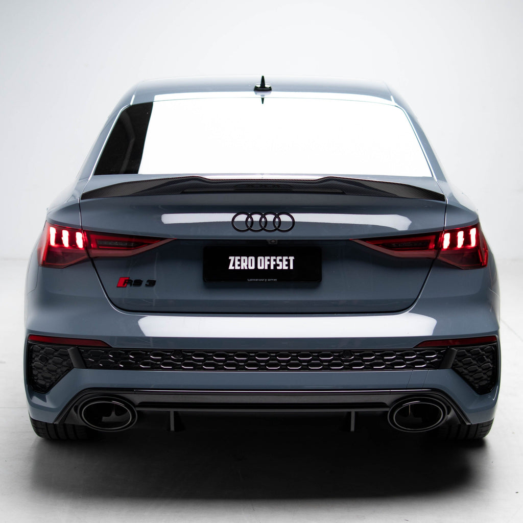 PSM Style Pre Pregged Dry Carbon Fiber Spoiler for Audi A3 / S3 / RS3 8Y Sedan 2021+ – image 3