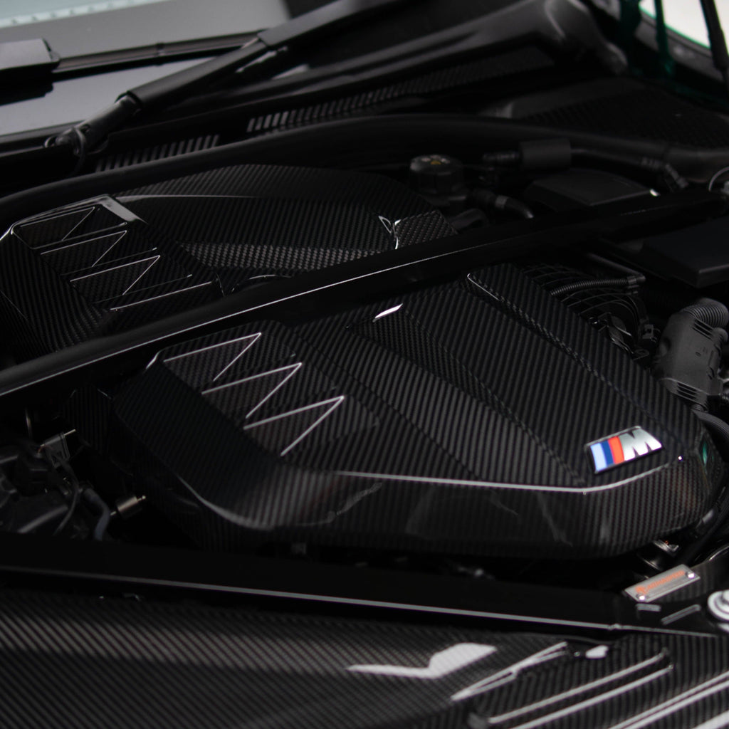 OEM Style Pre Pregged Dry Carbon Engine Cover For BMW M2 G87 / M3 G80 G81 / M4 G82 G83 2020+ – image 8