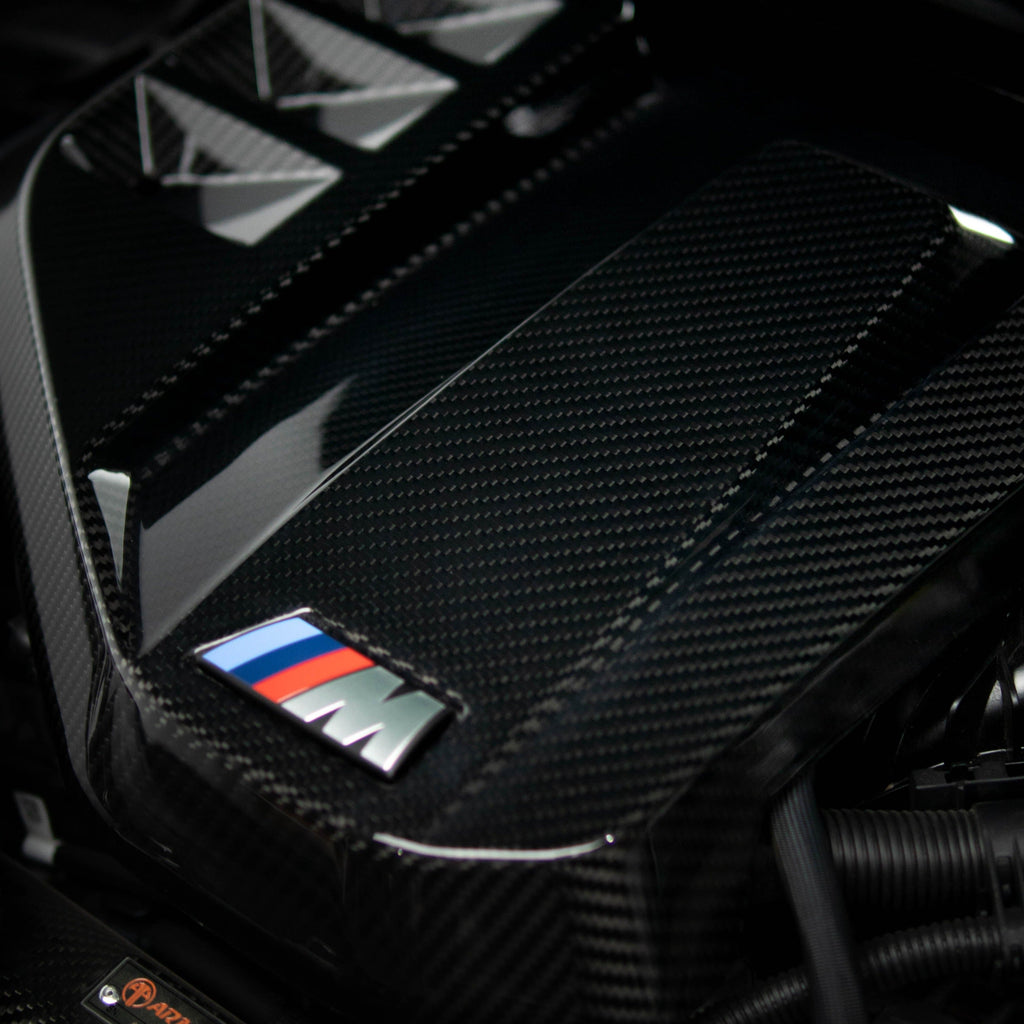 OEM Style Pre Pregged Dry Carbon Engine Cover For BMW M2 G87 / M3 G80 G81 / M4 G82 G83 2020+ – image 5