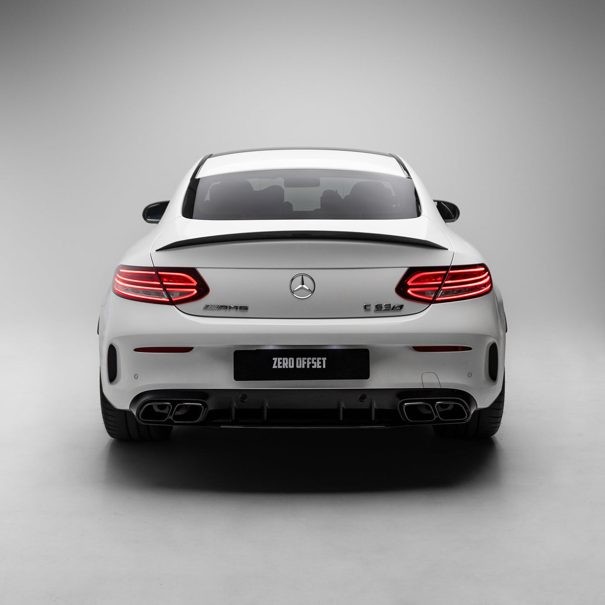 OEM Style Pre Pregged Dry Carbon Fiber Spoiler for Mercedes-Benz C Class C205 Coupe – image 3