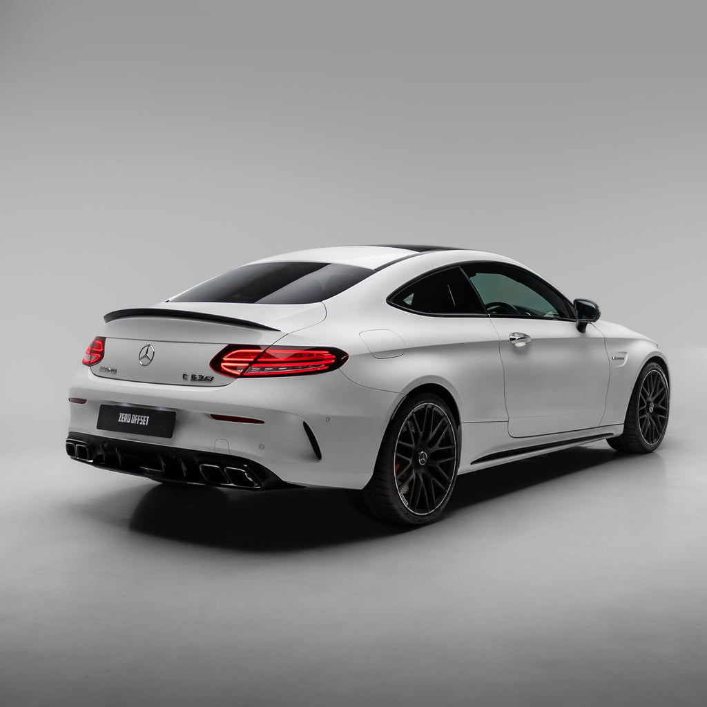 OEM Style Pre Pregged Dry Carbon Fiber Spoiler for Mercedes-Benz C Class C205 Coupe – image 5