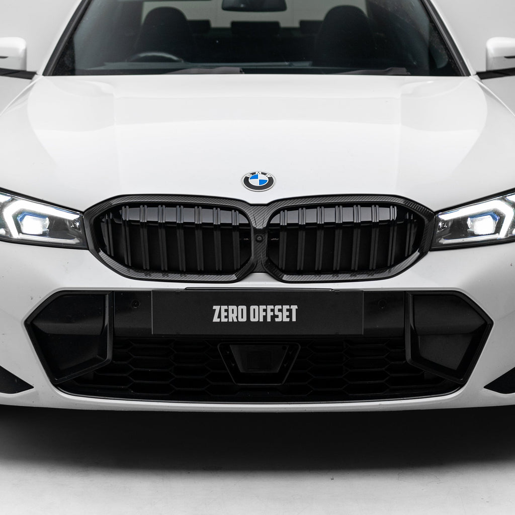 M Performance Style Pre Pregged Dry Carbon Fiber Grille (Single Slat) for BMW 3 Series G20 LCI 2023+ – Photo 2
