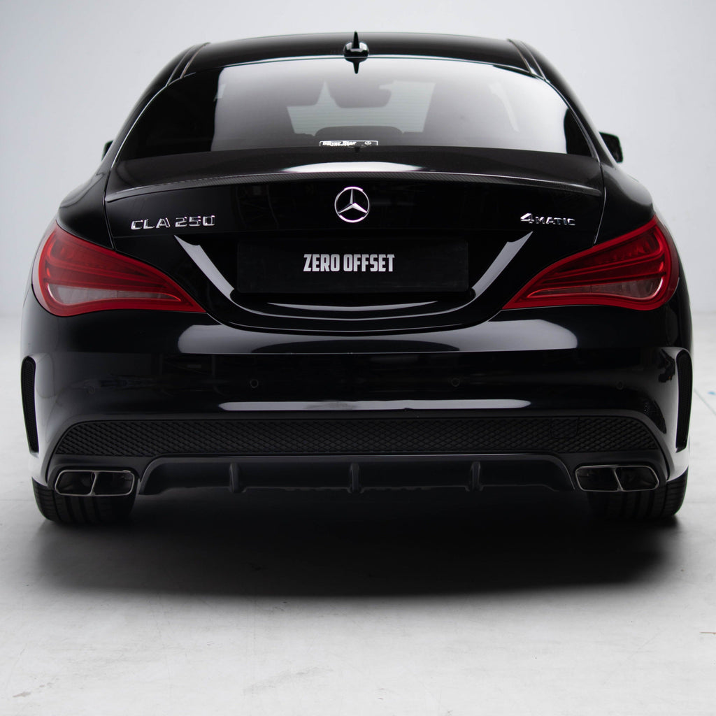AMG Style Rear Diffuser & Exhaust Tips for Mercedes-Benz CLA Class C117 Coupe / X117 Wagon 2014-2016 – Photo 3