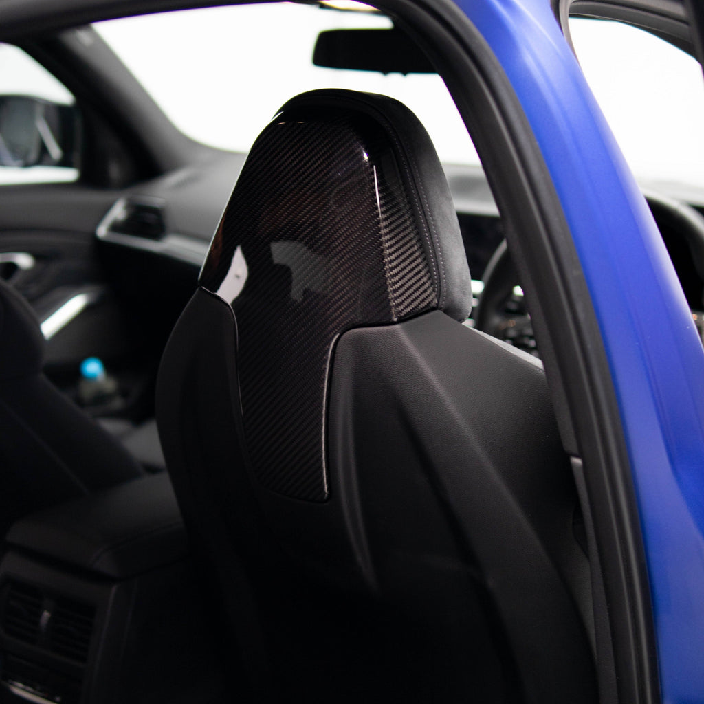 OEM Style Carbon Fiber Upper Front Backrest Cover for BMW 2 Series G42 / 3 Series G20 / M3 G80 / M4 G82 / M8 F – image 4