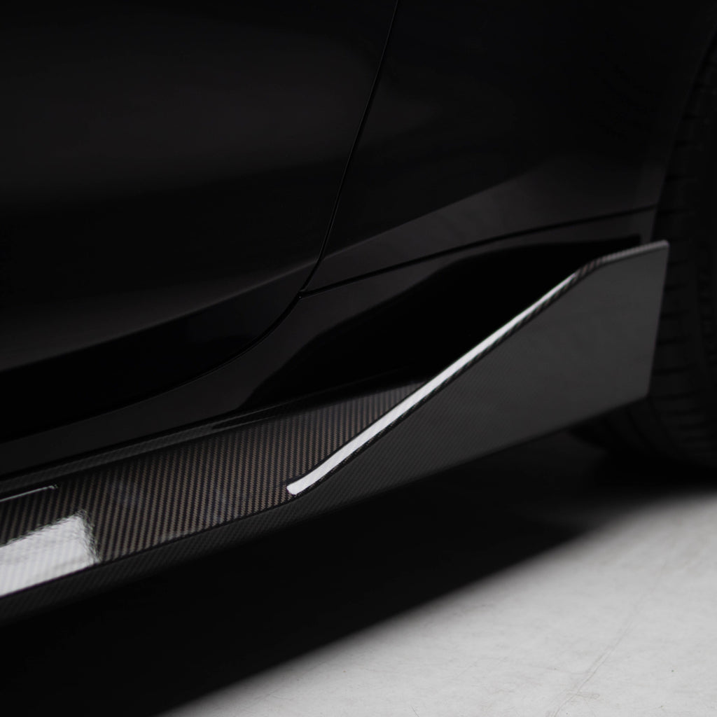 M Performance Style Pre Pregged Dry Carbon Side Skirts for BMW M4 G82 G83 2020+ – image 4