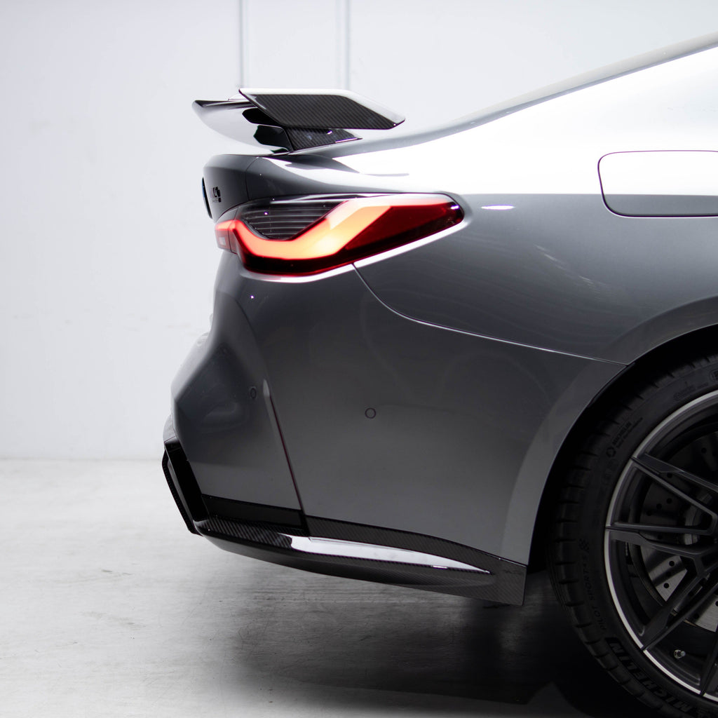 OEM Style Pre Pregged Dry Carbon Rear Winglets for BMW M4 G82 G83 2020+ – image 4