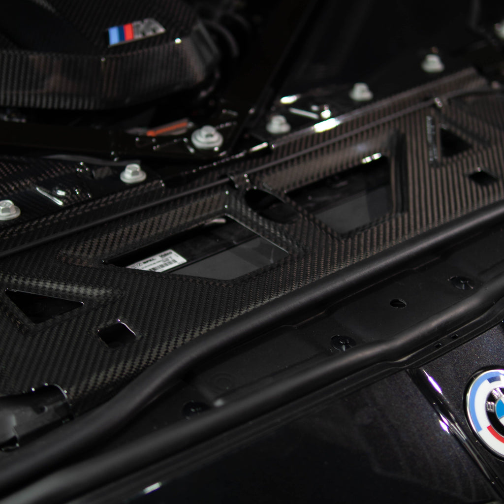 OEM Style Pre Pregged Dry Carbon Fiber Cooling Shroud for BMW M2 G87 / M3 G80 G81 / M4 G82 G83 2020+ – image 2