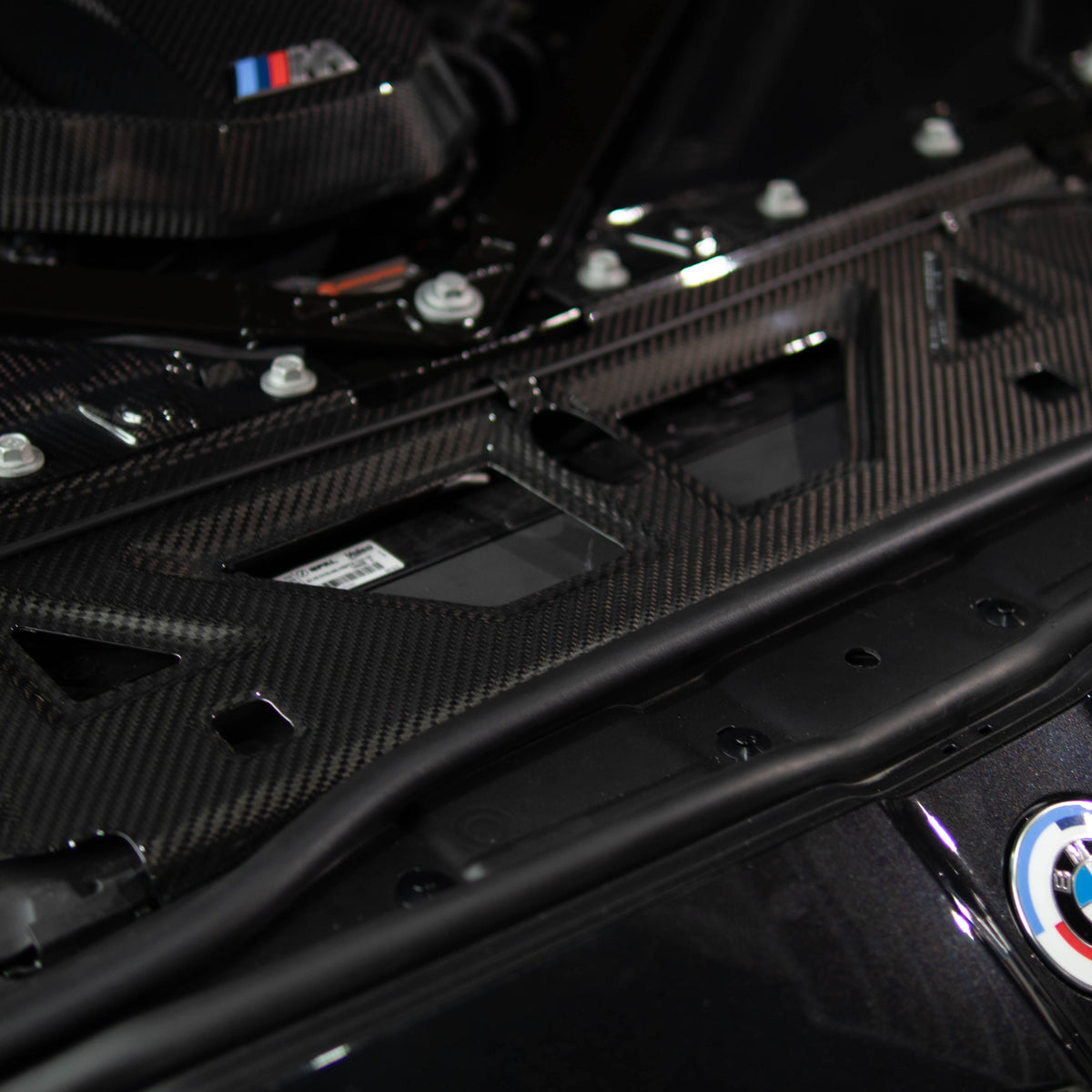OEM Style Pre Pregged Dry Carbon Fiber Cooling Shroud for BMW M2 G87 / M3 G80 G81 / M4 G82 G83 2020+ – image 2