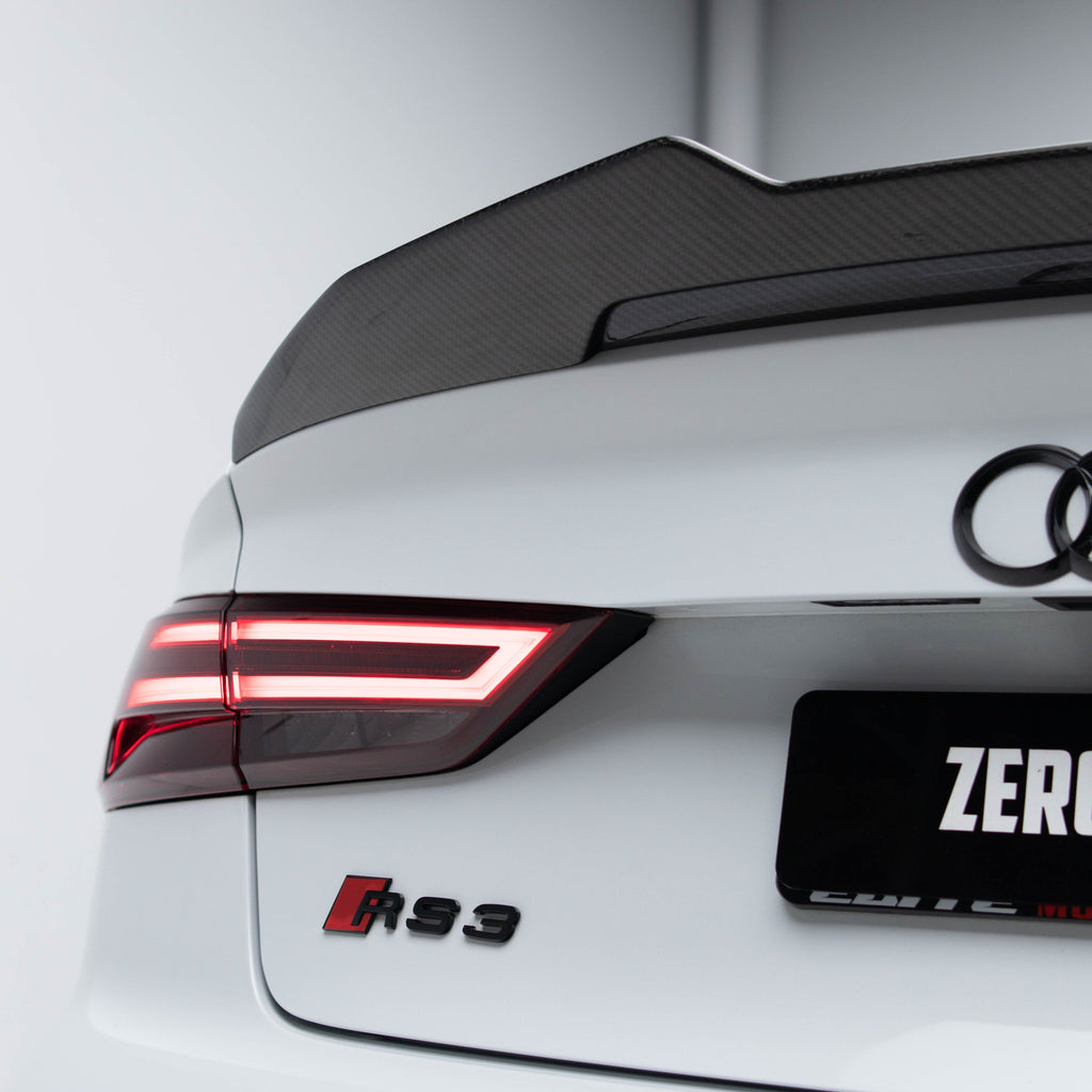 PSM Style Pre Pregged Dry Carbon Fiber Spoiler for Audi A3/S3/RS3 8V Sedan 2013+ – image 10