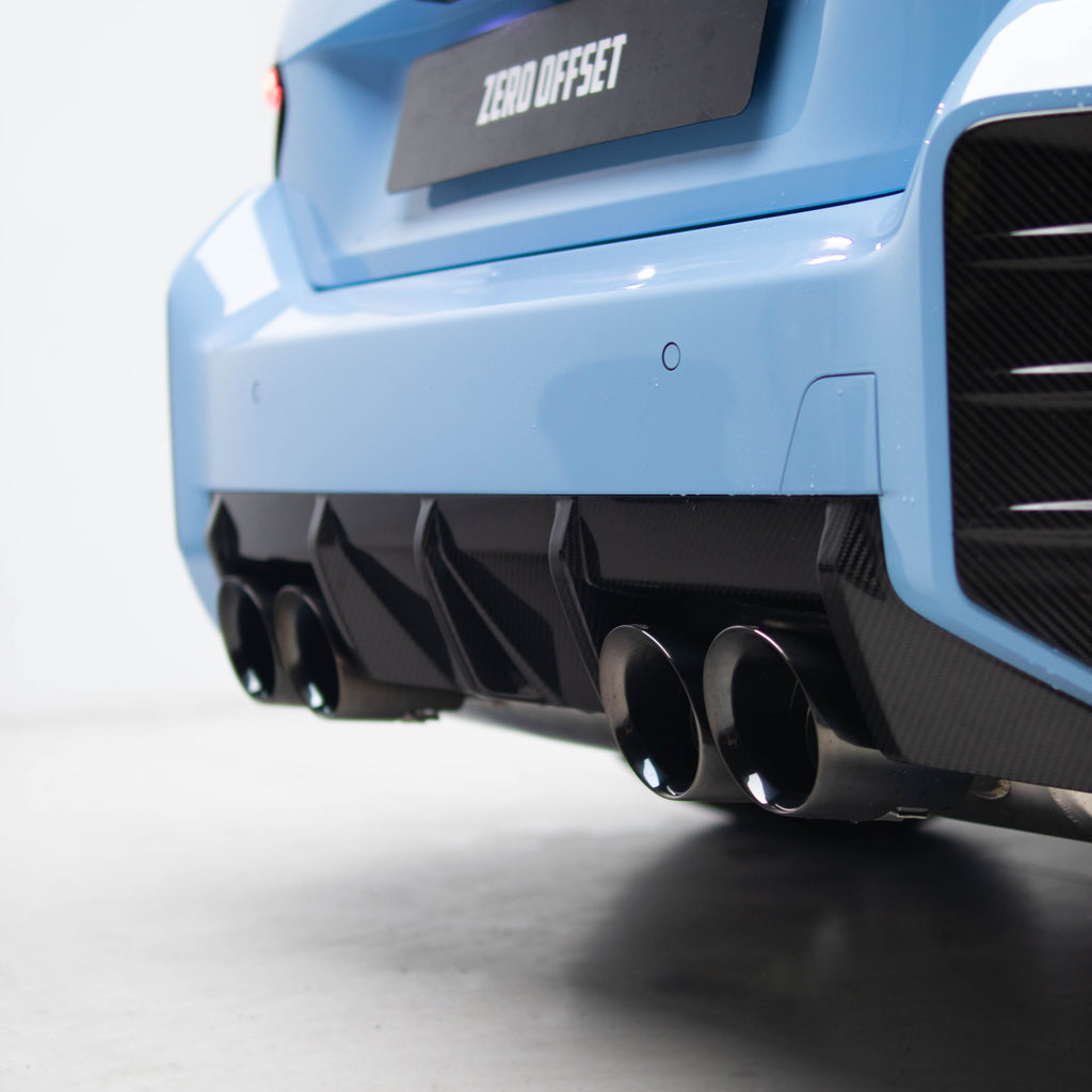 OEM Style Pre Pregged Dry Carbon Fiber Rear Diffuser for BMW M2 G87 2023+ – image 4