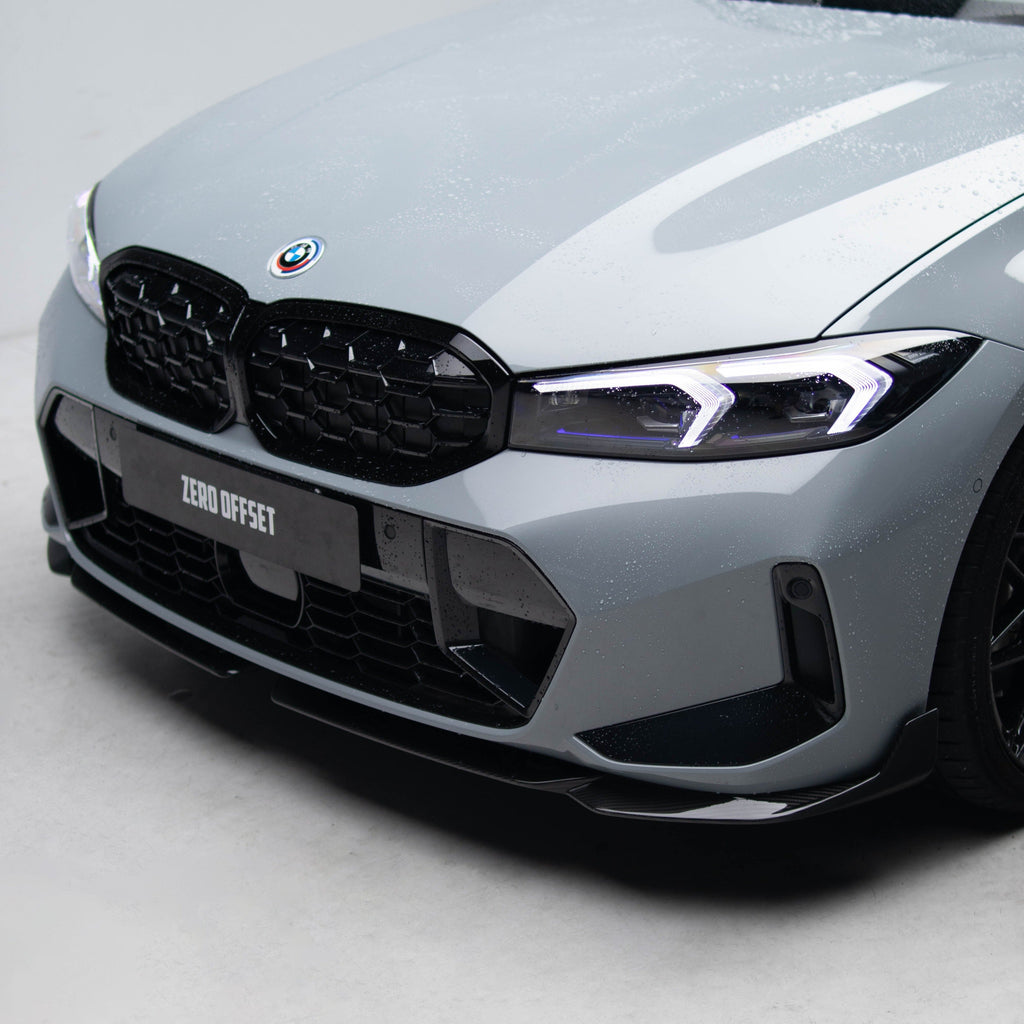 M Performance Style Pre Pregged Dry Carbon Fiber Front Lip for BMW 3 Series G20 LCI 2022+ – image 2