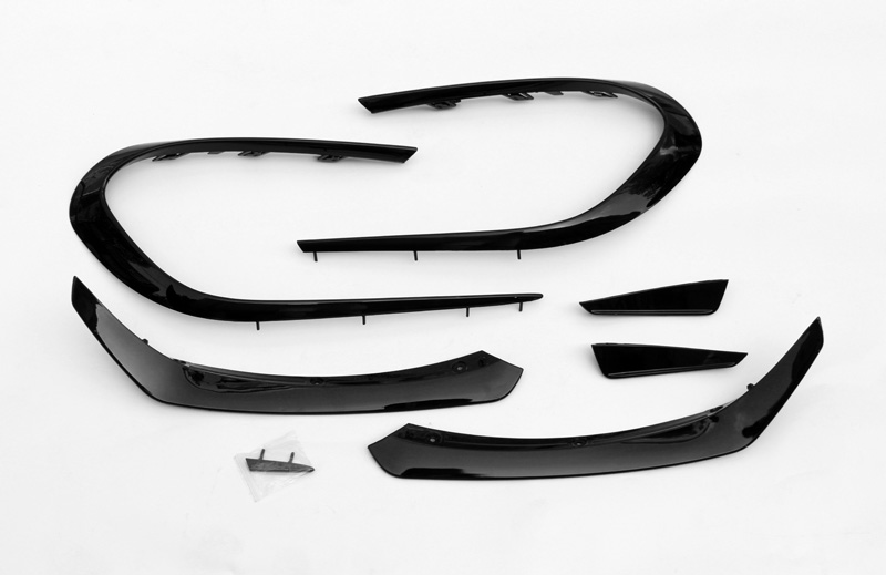 AMG Style Front Lip & Canards for Mercedes-Benz CLA C117 Coupe / X117 Wagon 2017-2019 – image 4