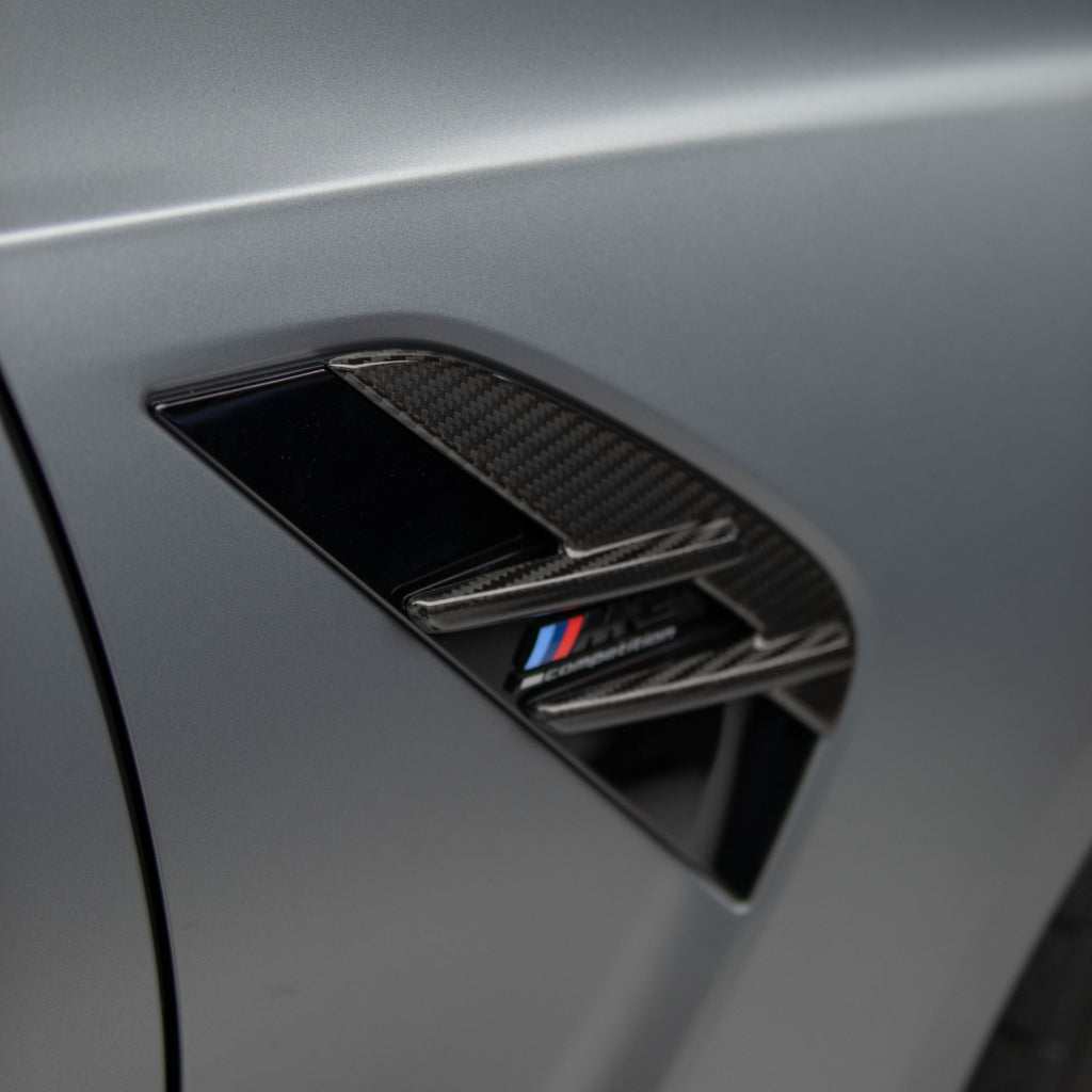 OEM Style Pre Pregged Dry Carbon Fender Vent Cover for BMW M3 G80 G81 2020+ – image 5