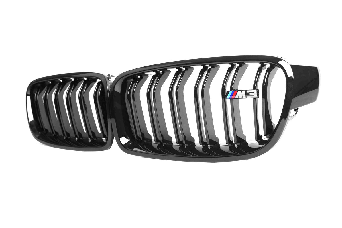 M Performance Gloss Black Grille (Dual Slat) For BMW 3 Series F30/F31 2012-2018 – image 9