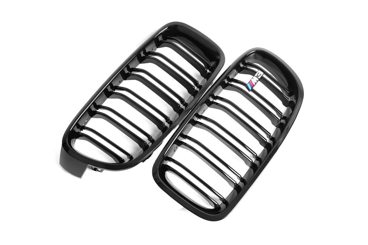 M Performance Gloss Black Grille (Dual Slat) For BMW 3 Series F30/F31 2012-2018 – image 17